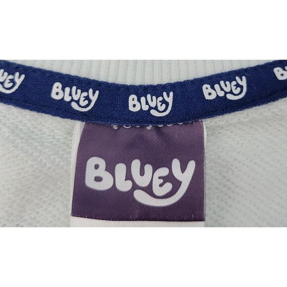 Bluey 2018 Graphic Sweatshirt & Short Set Light Blue Toddler 18M Style# SCML01F - Picture 5 of 8